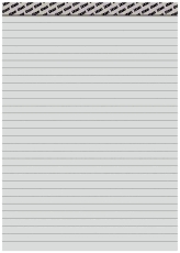 Notizblock - A4, 48 Blatt, 60 g/qm, liniert